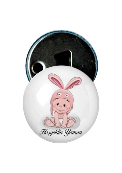 Famous Bebek Şekeri Magnet Bebek Mevlüt Hediyelik Isimli Kapak Açacak  (434856115)