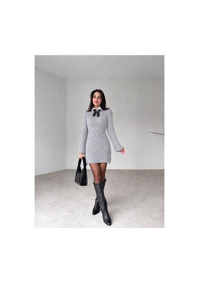 Cloudy Kids Kadın Mini Fitilli Kışlık Triko Elbise Günlük Kullanım Şık Tasarım Açık Gri - 620184714 Açık Gri Cloudy Kids Kadın Mini Fitilli Kışlık Triko Elbise Günlük Kullanım Şık Tasarım Açık Gri - 620184714 Açık Gri