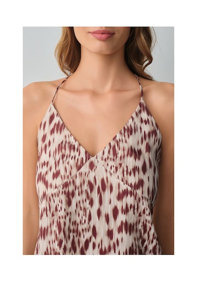 Suwen Leo Atlet Pantolon Pijama Takımı Wsh10510113543 Leopar