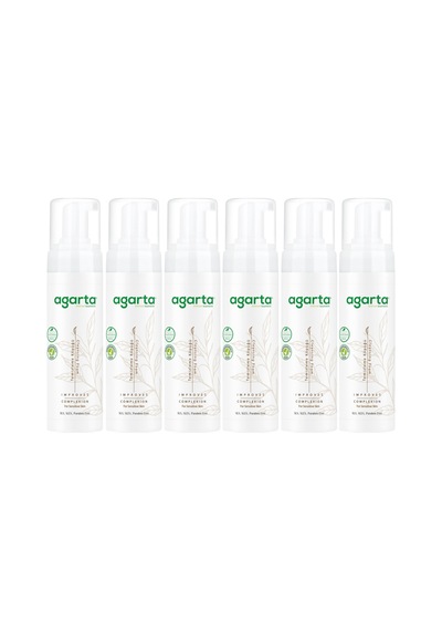 Agarta Doğal Yüz Temizleme Köpüğü 225ml 6 Lı Set