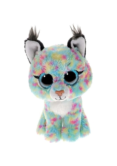 Ty Beanie Babies Mavi Vaşak Lynx 15 Cm Pembe