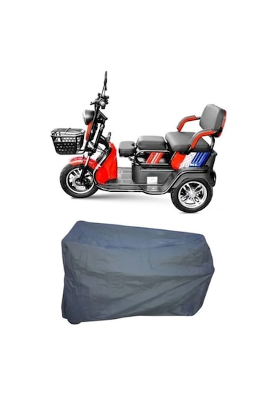 Motolux Fayton 5000x 3 Tekerlekli Elektrikli 1 Kişilik Motosiklet Brandası