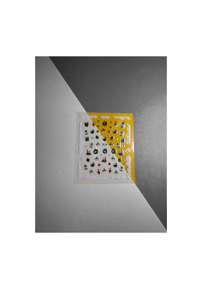 No:29 - 3d Tasarım Yapışkan Tırnak Sticker Tırnak Dövmesi Nail Art