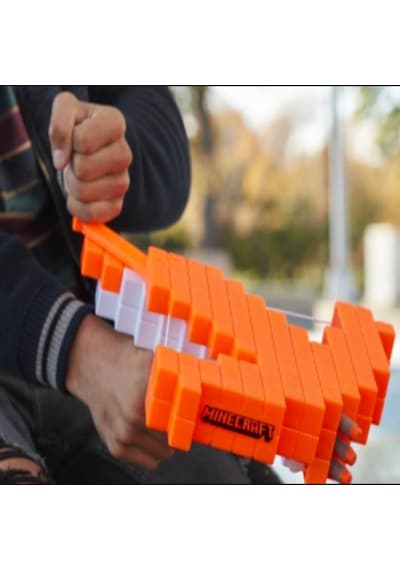 Nerf F4415 Minecraft Pillager Crossbow Yaylı Dart Tabancası