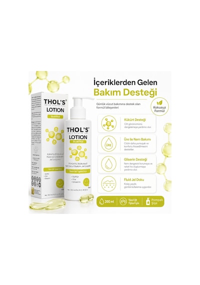 Thol's Scabthol Kükürtlü Vücut Losyonu 200 ML