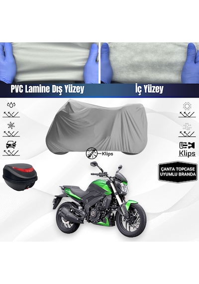 Bajaj Dominar 400 Ug Motosiklet Brandası Çanta Topcase Uyumlu Motor Branda