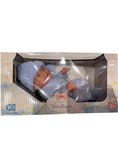 Berenguer Gerçekçi Yenidoğan Oyuncak Mini Erkek Bebek 24 Cm - Mavi