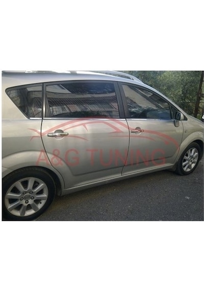 Toyota Uyumlu verso Krom Cam Çıtası Tk 2004-2009 6Prç Paslanmaz Çelik N11.3888