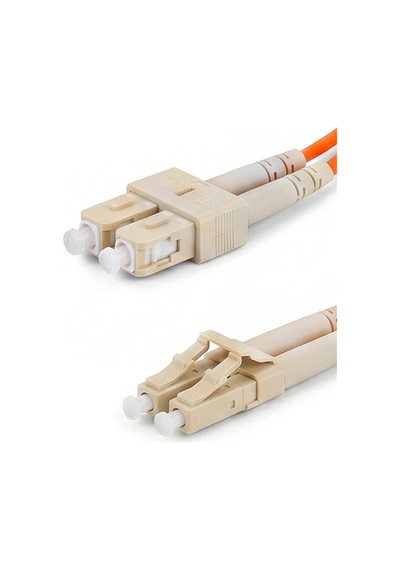 Alfafonet Sc/pc-lc/pc Multimode Om2 Dupleks 10 Metre Fiber Patch Cord