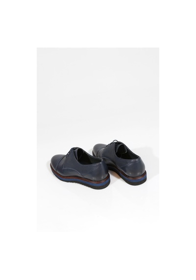 Dgn 710 Erkek Klasik Ayakkabi Lacivert Analin