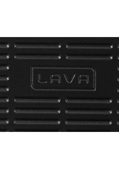 Lava Metal Silikon Sapli Dokum Izgara Tava, 21x30 Cm, Kirmizi Diğer