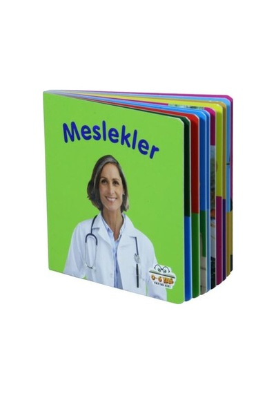 Meslekler - Mini Karton  Kitaplar