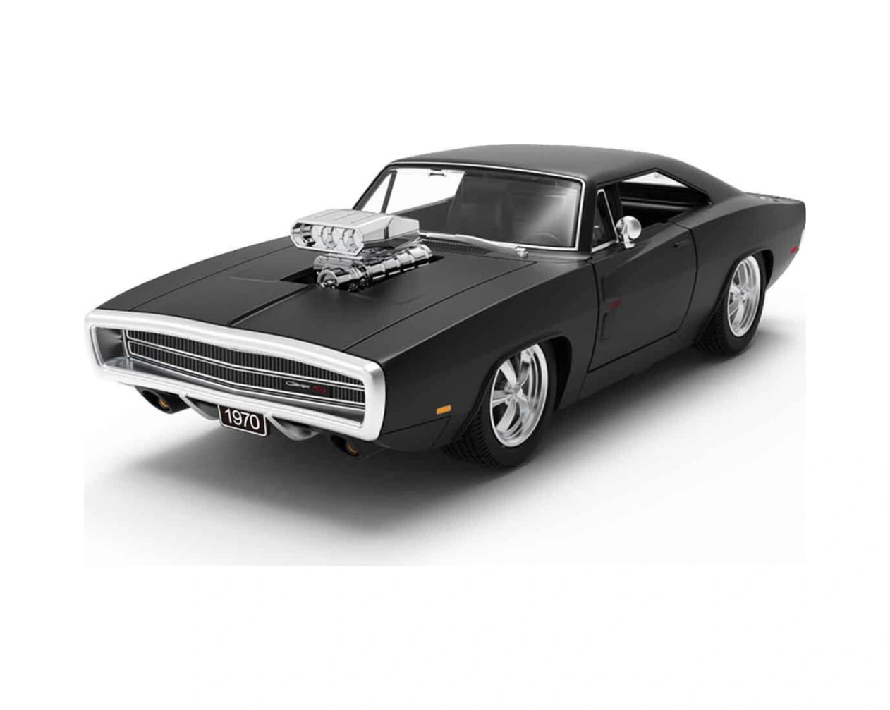 1:16 1970 Dodge Charger R/t Sesli Ve Işıklı Uzaktan Kumandalı Araba Siyah