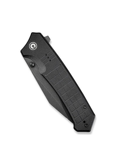 Civivi Tacticorix Black G10 Handle Black Stonewashed Nitro-v Blade Blade Kamp Çakı Siyah
