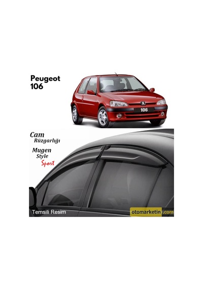 Peugeot 106 Mugen Cam Rüzgarlığı
