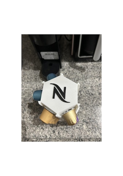 Kapsül Kahve Standı Dekoratif Çok Amaçlı Beyaz Nespresso Uyumlu