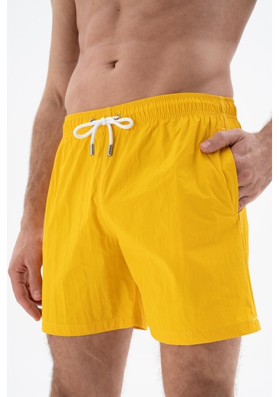 AR-MA Arma Erkek Regular Fit Basic Mayo Deniz Şortu Y25525277901 Sarı
