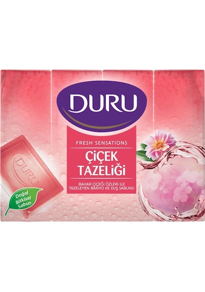 Duru Fresh Çiçek Tazeliği Duş Sabunu 4 x 150 G