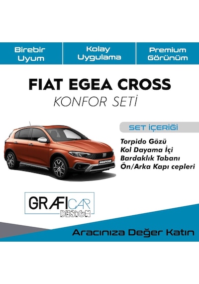 Fiat Egea Cross Konfor Seti -Araç Içi Ses  Kumaş Kaplama