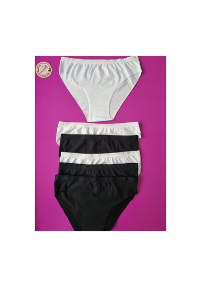 Demirsa Boutique Lazer Kesim Kadın Siyah Ve Beyaz Bikini Külot 6'lı Paket Siyah-beyaz Demirsa Boutique Lazer Kesim Kadın Siyah Ve Beyaz Bikini Külot 6'lı Paket Siyah-beyaz