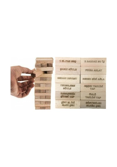 Cezalı Jenga Denge Oyunu Yeni Versiyon V2