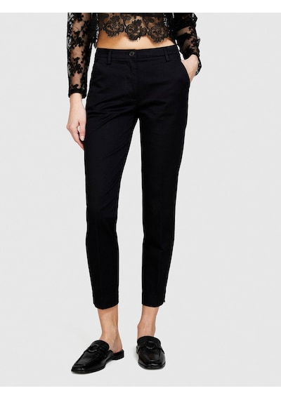 Sisley Streç Pamuklu Kemer Delikli Normal Bel Chino Pantolon Kadın Siyah Pantolon - 324p4byw55ah6 Sisley Streç Pamuklu Kemer Delikli Normal Bel Chino Pantolon Kadın Siyah Pantolon - 324p4byw55ah6