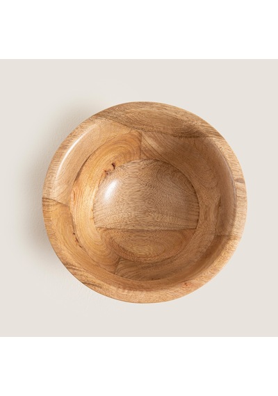 Spiga Ahşap Sunum Kasesi 20x20x10 Cm Natural Naturel