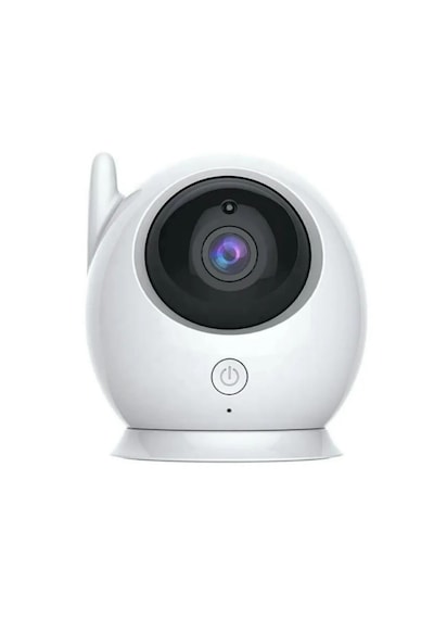 Crow's Tech Ct-lcd Ekranlı Gece Görüşlü Bebek Monitörü - Bebek Izleme Kamerası Oda Sıcaklığı Kontrollü Kablosuz Beyaz
