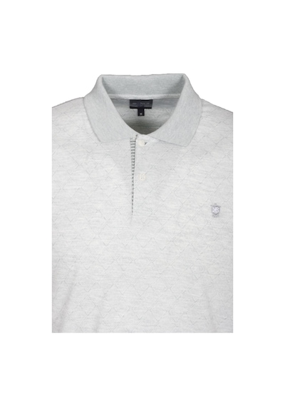 Erkek Polo Yaka Tişört Yeşil Dokulu Slim Fit Ribanalı Kol T-shirt Ncs Jeans 1250-mavi Mavi