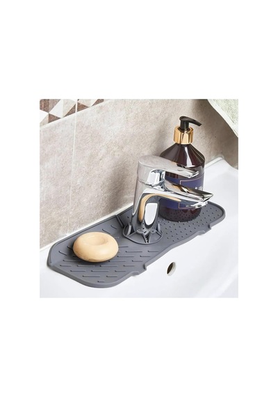 Su Tutucu Musluk Matı - Mutfak Ve Banyo İçin Koruyucu Musluk Ve Lavabo Altı Mat Sku: Smg8690010573889 Açık