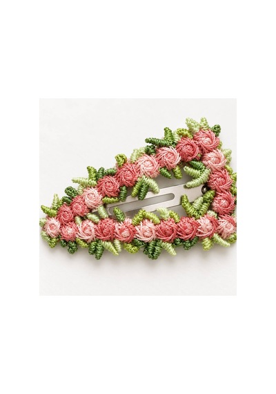 Çiçek Detaylı Üçgen Çıtçıt Saç Tokası - Pembe Pembe Üçgen - 923833735 Pembe Üçgen - 923833735 Pembe Üçgen