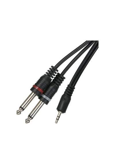 Luxury, 3,5 Mm Stero Erkek 2x6,3 Mm Mono Erkek 3 Metre