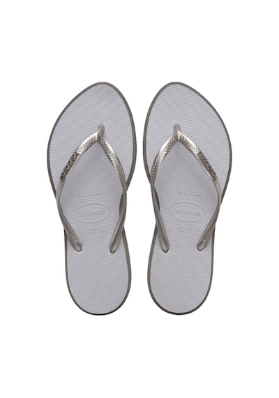 Havaianas Slim Point Steel Grey Kadın Terlik-4794 Gümüş