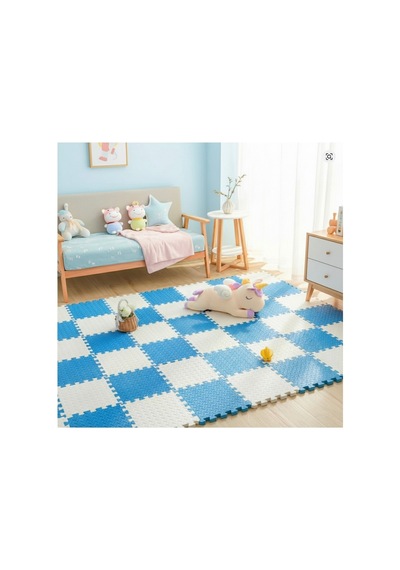 9 Parça Set 33x33 13mm Tatami 100x100 Kurulumlu Oyun Spor Halısı Minderi Puzzle Minder Zemin Kaplama
