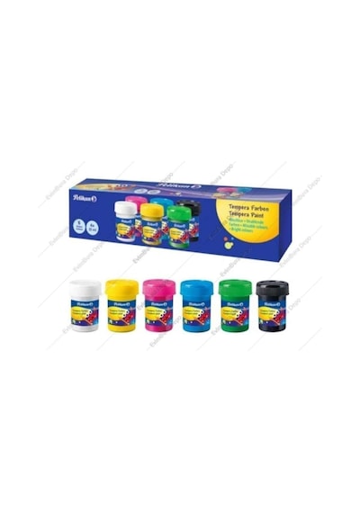 Guaj Boya 6 Renk 6 25ml 150 Ml. Karışık Renkli