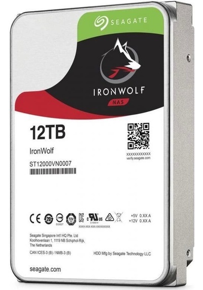12 Tb Seagate 3.5 Ironwolf Sata3 7200rpm 256mb St12000vn0008 3 Yıl Resmı Dıst Garantılı