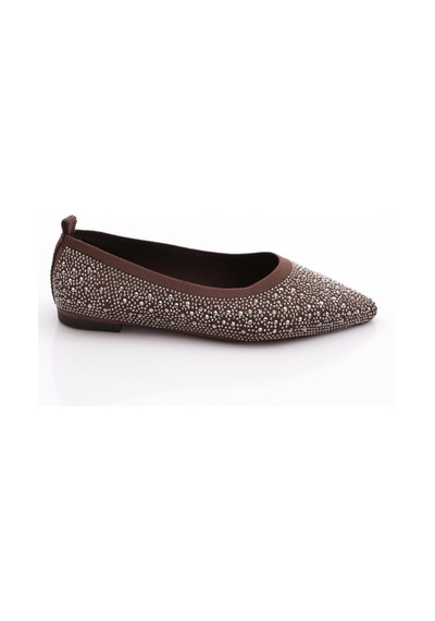 Dgn Pm386-k4205 Kadin Babet Kahve Triko