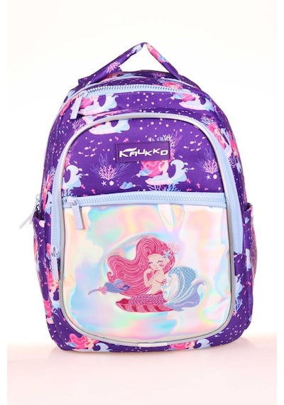 Kaukko Kids Sırt Çantası Aynalı Nakışlı Mermaid L5138