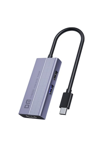 Ayrex Chb059 Type-c To 4k Hdmı 2 Usb-a Pd 60w Sd Ve Micro Sd Kart Okuyucu Çoklayıcı Hub
