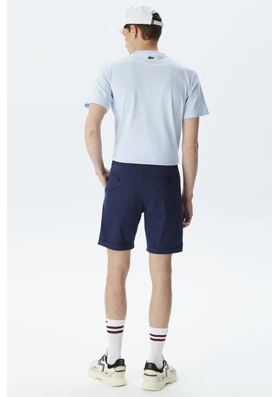 Lacoste Men's Slim Fit Bermuda Shorts Erkek Dar Kesim Bermuda Şort Lacivert