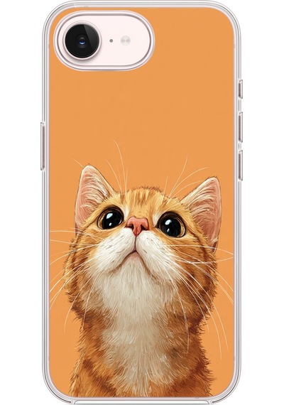 İphone 17e Uyumlu Masum Kedi Baskılı Silikon Kılıf