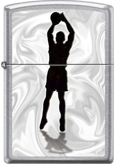 Zippo Basketball Player Shadow Street Chrome Çakmak - 49007-00063-model31