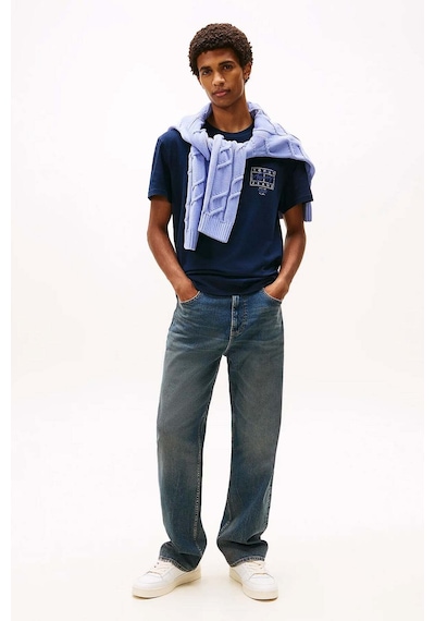 Tommy Jeans Erkek Tişört-dm0dm22319-12822 Mavi