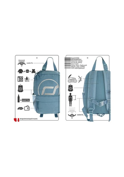 Scoot And Ride Sırt Çantası Petrol Mavisi Xxs-s 200316-96445