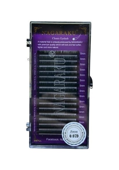 Nagaraku İpek Kirpik 8mm 0.07d Wd036