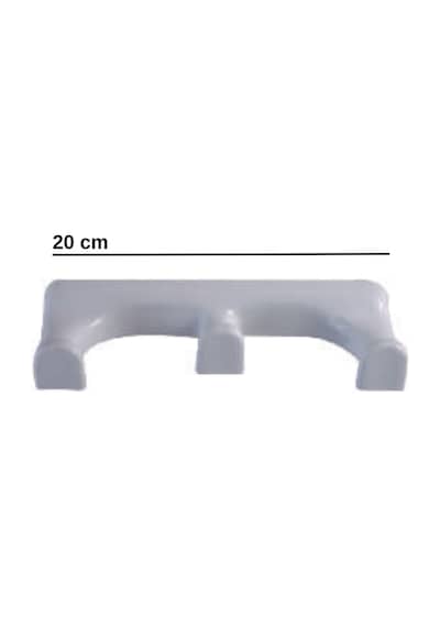 Droplast Üçlü Askılık Damla Beyaz