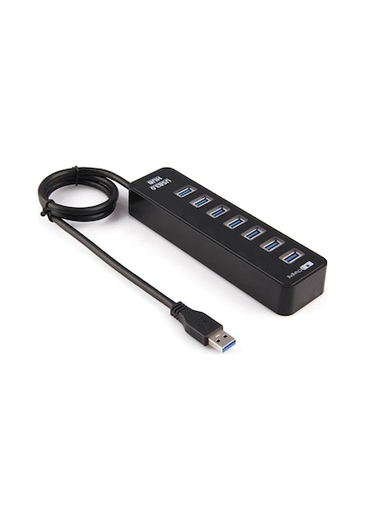 Yüksek Hızlı 7 Port Usb 3.0 Hub 1.2 Metre Kablo İle