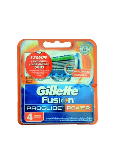 Fusion Proglide Power 4'lü Yedek Bıçak