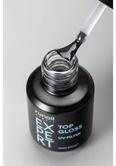 Fontenay Runail Top Gloss Non Sticky Uv Filtreli Parlak Top Coat, 18 Ml Runail Expert No: 118 Şeffaf Diğer