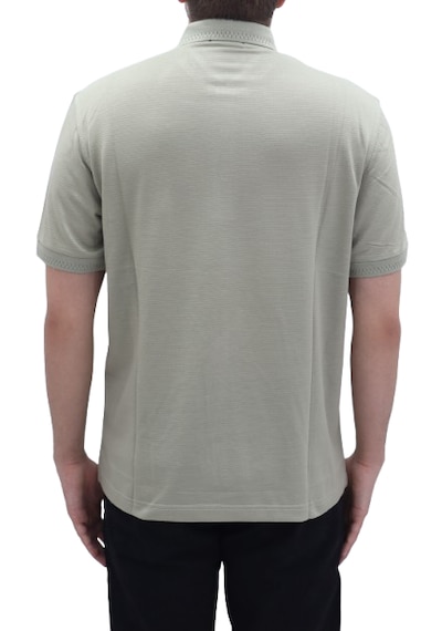 Santa Dmctekstil Erkek 102 Düz Klasik Kesim Rahat Kalıp Tek Cepli Polo Yaka T-shirt Yeşil